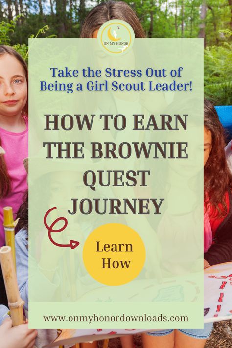 Brownie Quest Journey Ideas Activities, Brownie Quest Journey In A Day, Brownie Journey In A Day, Brownie Journey Badges, Brownie Quest Journey Ideas, Girl Scout Brownies Activities, Brownie Quest Journey, Brownie Activities, Brownie Journey