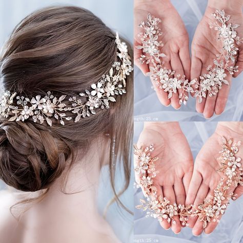 Beach wedding headpieces