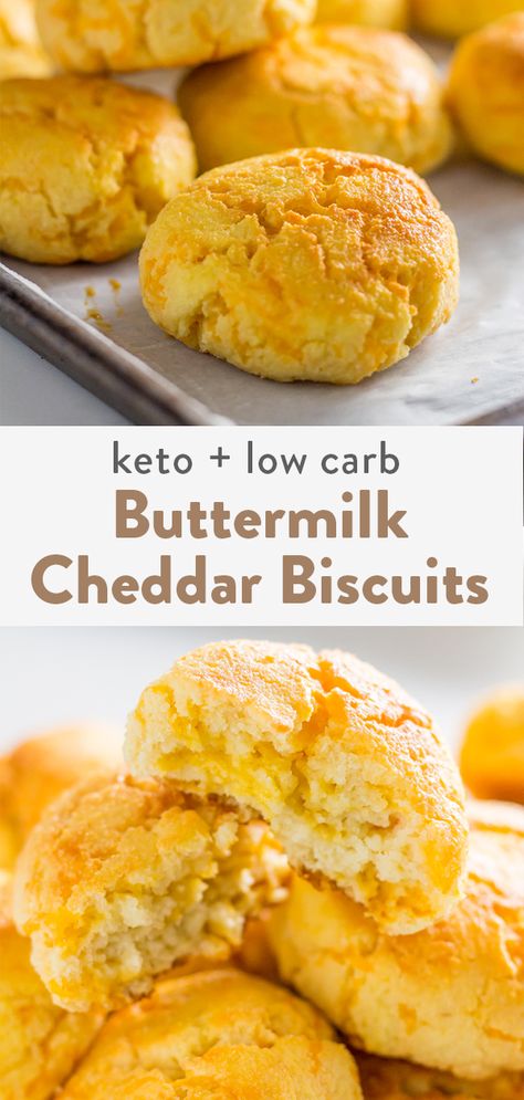 Buttermilk Cheese, Keto Cheddar Biscuits, Keto Jam, Almond Flour Biscuits, Cream Cheese Butter, Baking With Coconut Flour, Perfect Healthy Breakfast, Breakfast Keto, Keto Biscuits