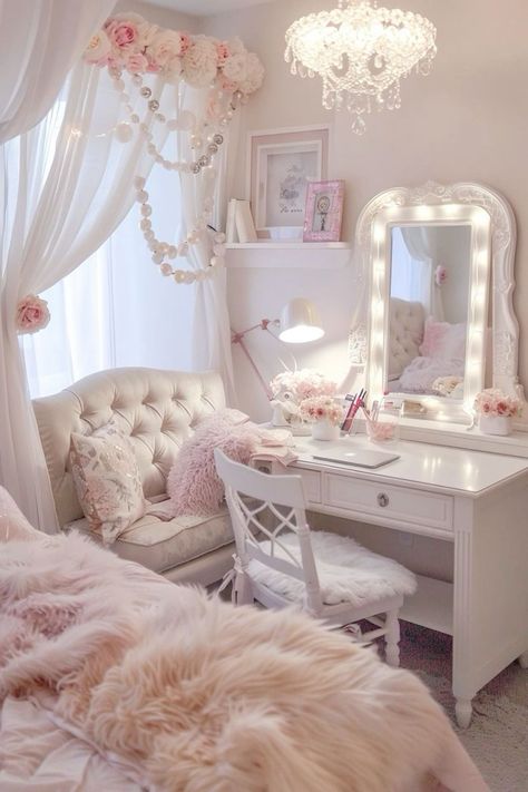 #HomeDecor #HomeStyle #DecorTips #HouseGoals #InteriorInspo #HomeDecorating #HomeInspiration #InteriorDesign #DecorInspiration #HomeIdeas Pink Paris Bedroom, Interior Decor Living Room, Girly Apartment Ideas, Apartment Decor Ideas, Interior Decorating Living Room, Dream Bedroom Inspiration, Girly Apartment Decor, Coquette Room, Pink Room Decor