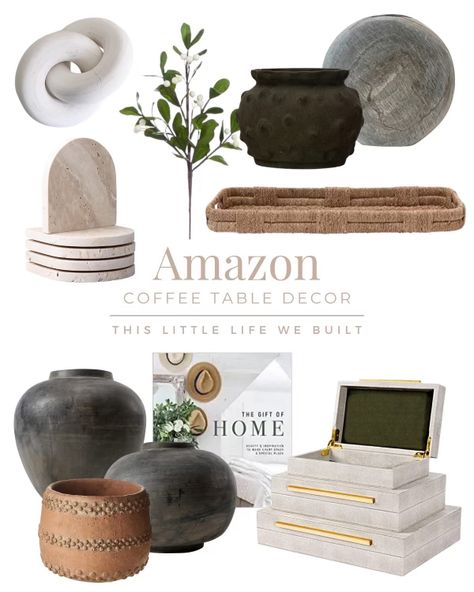 Amazon find, Amazon favorites, Amazon deals, Amazon sale, Amazon furniture, Amazon Home, Amazon decor, Amazon home decor, Amazon style Follow my shop @thislittlelifewebuilt on the @shop.LTK app to shop this post and get my exclusive app-only content! #liketkit #LTKSeasonal #LTKstyletip #LTKhome @shop.ltk https://liketk.it/43b41 Best Vases On Amazon, Amazon Canada Home Decor, Amazon Shelf Decor, Amazon Coffee Table Decor, Amazon Living Room Furniture, Square Side Table Decor Living Room, Black Coffee Table Decor, Square Coffee Table Styling, Modern Coffee Table Decor