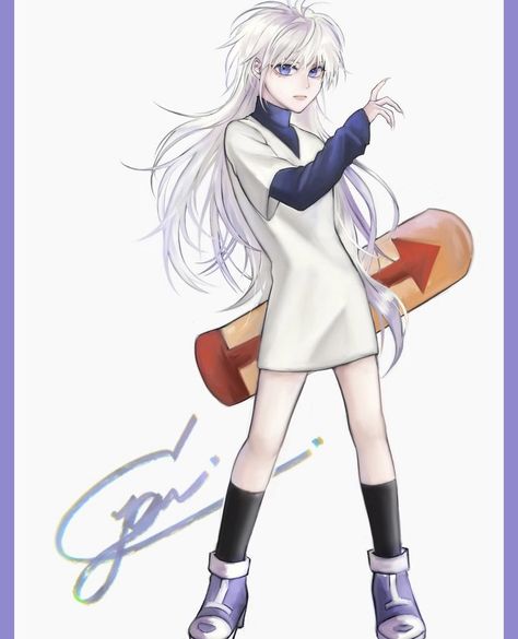 Fem Killua Cosplay, Killua Female Version, Hunter X Hunter Cosplay Female, Hunter X Hunter Outfit Ideas, Female Killua Cosplay, Killua Outfit Hxh, Killua Inspired Outfits, Killua Genderbend, Female Killua