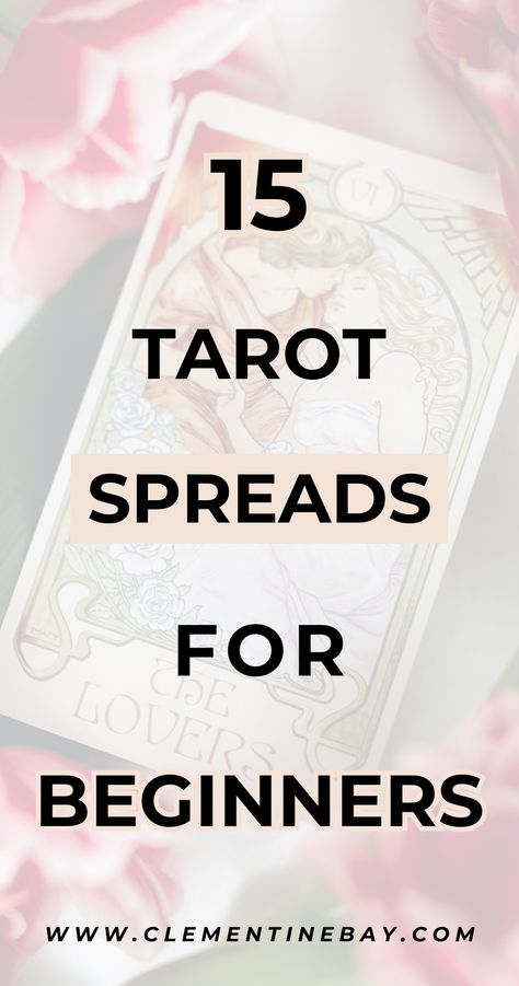 Here are 15 fun tarot spreads for beginners. Grab your favourite deck and get cosy! These tarot card spreads are simple, cover a range of topics and are easy to follow. Card Spreads Tarot, How To Use Tarot Cards For Beginners, Tarot Spreads Beginners Daily, Tarot Card Spreads Layout, Easy Tarot Spreads For Beginners, Free Tarot Cards Printable, Beginner Tarot Spread, How To Read Tarot Cards For Beginners, Tarot Card Spreads For Beginners