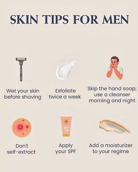 Skincare tips for men #skincare #skincareroutine #menessentials Skin Care Routine For Teens, Men Skincare, Skin Care Routine Order, Skincare Tips, Teen Boy, Skin Tips, Care Routine, Self Improvement, Shaving