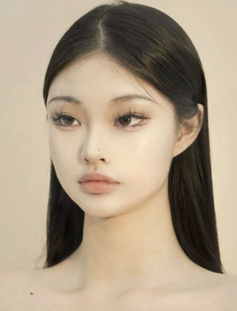 Ulzzang Makeup, Ethereal Makeup, Cute Makeup Looks, Asian Eye Makeup, Makeup Makeover, Asian Makeup, Makeup Eyeliner, Girls Makeup, Pretty Makeup