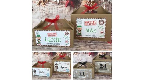 Here's how to make PERFECT Christmas Eve boxes | Closer Christmas Baby Names, Arthur Christmas, Christmas Eve Boxes, Hot Chocolate Spoons, Personalised Wooden Box, Chocolate Spoons, Gifts For Children, Buddy The Elf, Christmas Eve Box