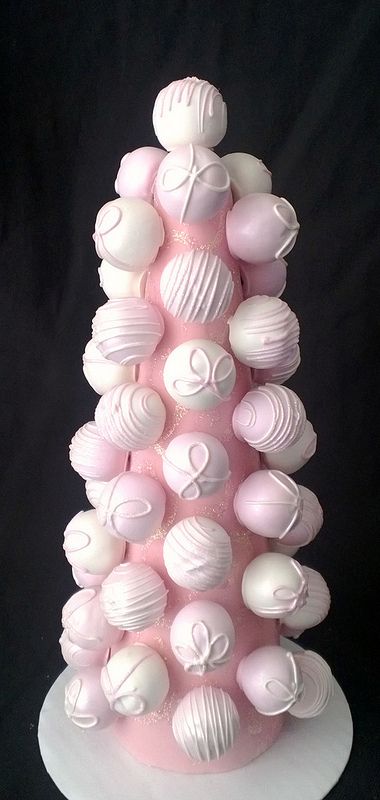 Cake Pop Tower, Elephant Cakepops, Cupcake Pops, Simple Baby Shower Cake, Cake Pop Displays, Chocolate Hazelnut Cake, Pop Cake, Cake Ball, Pop Cupcakes