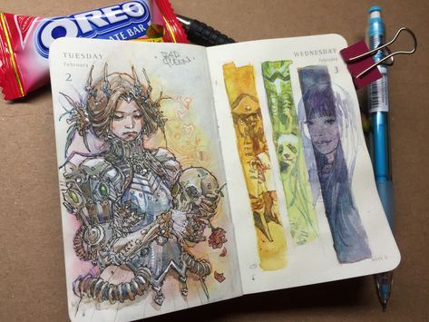 Kenneth Rocafort, Abs Art, Awesome Drawings, Drawing Refrences, Characters Drawing, Sketchbook Layout, Sketchbook Sketches, Sketch Books, Notebook Art