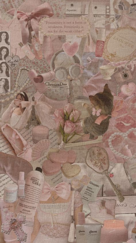 #pink #collage #viral Pink History Aesthetic, Light Pink Asthetics, Pink And Brown Aesthetic Wallpaper, Light Pink Collage, Collage Wallpaper Pink, Light Pink Aesthetic Wallpaper, Pink Collages, Pink Collage Aesthetic, Pink Collages Aesthetic