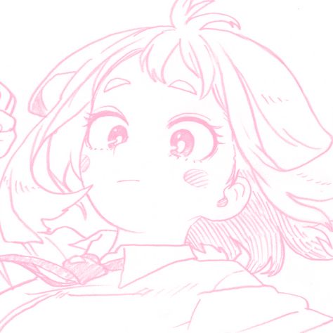 Uraraka Pfp, Pfp Mha, Ochako Uraraka, I Promise, Hair, Pink