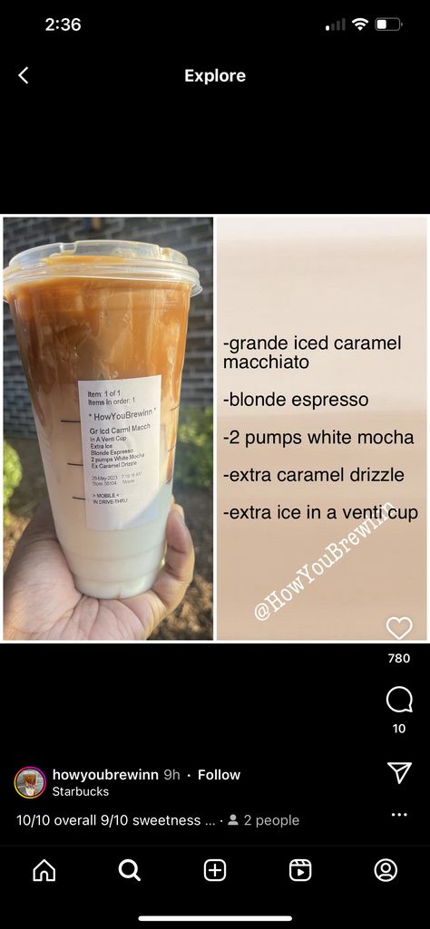 Ice Caramel Macchiato, Starbucks Orders, How To Order Starbucks, Ice Blonde, White Mocha, Caramel Macchiato, Starbucks Recipes, White Pumps, Starbucks Drinks