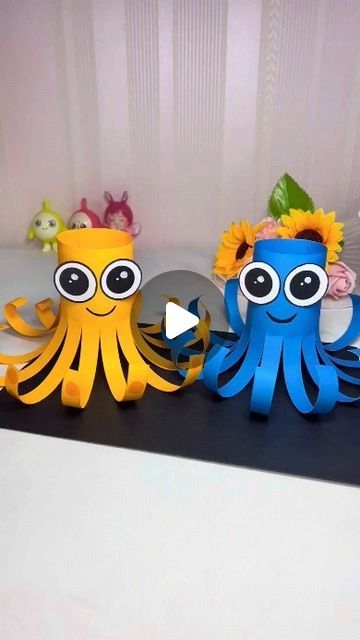 Paper Octopus Craft, Octopus Crafts For Kids, Lake Fun, Diy Projects For Kids, Bedroom Panel, Busy Toddler, Octopus, Kids And Parenting, Diy For Kids