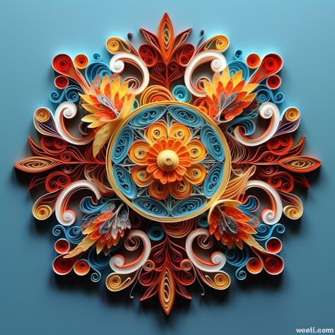 Paper Quilling Sculpture, Quilling Buddha, Quilling Mandala, Quilling Butterfly, Diy Quilling Crafts, Paper Filigree, Arte Quilling, Paper Art Sculpture, Paper Craft Techniques