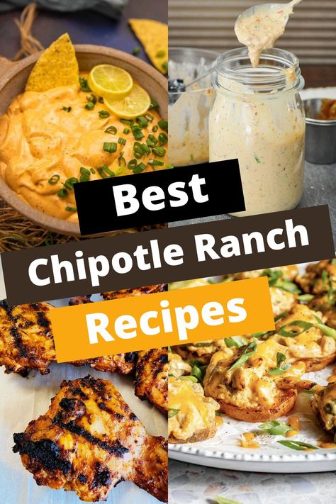 TOP 15 CHIPOTLE RANCH RECIPES FOR FLAVOR How To Make Chipotle Ranch, Copycat Chipotle Tortilla Chips, Chipotle Ranch Recipe, Chipotle Restaurant Recipes, Vegan Chipotle Ranch, Best Baklava Recipe, Veal Saltimbocca, Chicken Ranch Tacos, Saltimbocca Recipe