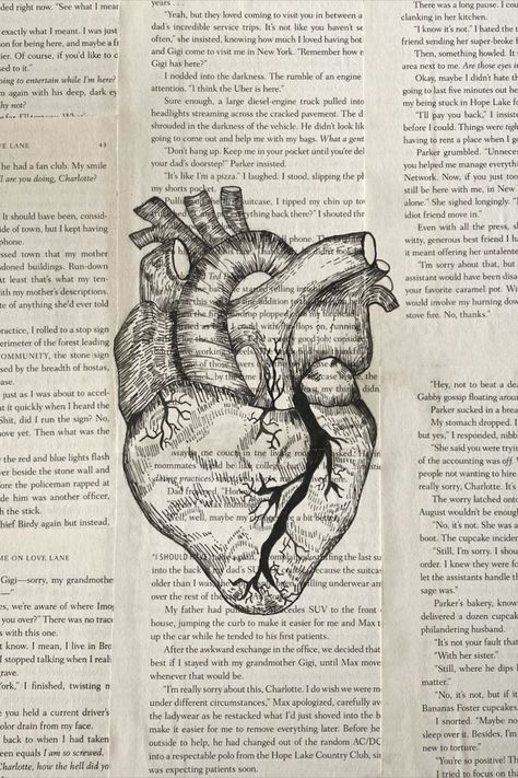 Pen and ink heart drawing done on canvas layered with book pages Heart Drawing, What To Draw, Skull Drawing, Art Pens, Heart Art, Pen Drawing, Book Pages, A Heart, Skull Tattoo