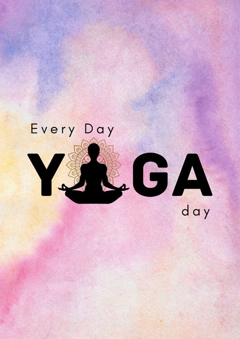 ''Yoga is the Journey of the self, to the self, Through the self.'' Ayurveda Day Poster, Yoga Poster Design Ideas, Yoga Day Posters Ideas, Yoga Images Art, Yoga Day Posters, Yoga Poster Design, Yoga Illustrations, Yoga Posters, Dance Posters