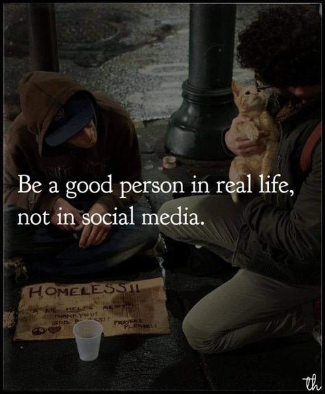 Be a good person in real life, not in social media. Social Media Quotes Truths, Be A Good Person, Meditation App, Quotes Arabic, A Good Person, Good Person, Meditation Apps, Be Real, Real Life Quotes