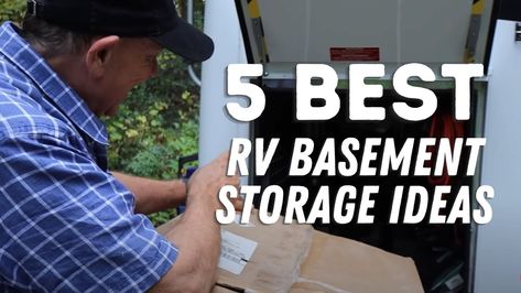 Rv Outdoor Storage Organization, Rv Under Belly Storage Ideas, Rv Basement Storage Organization, Fifth Wheel Storage Ideas, Rv Basement Storage Ideas, Rv Basement Storage, Basement Storage Organization, Basement Storage Ideas, Rv Storage Solutions