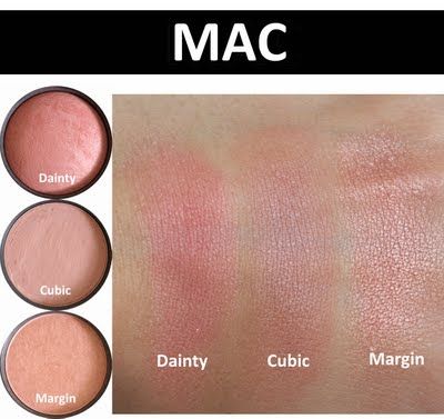 Favourite Blushes from MAC- Dainty Mineralized, Cubic, Margin Mac Warm Soul Blush, Mac Warm Soul, Best Highlighters, Mac Mineralize Blush, Blush Collection, Mac Blush, Best Highlighter, Makeup Swatches, Mac Makeup