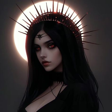 Goddess Lilith, Dnd Cleric, Dark Goddess, Female Demons, Female Character Concept, Family Cartoon, Gothic Aesthetic, Warrior Girl, Beautiful Dark Art