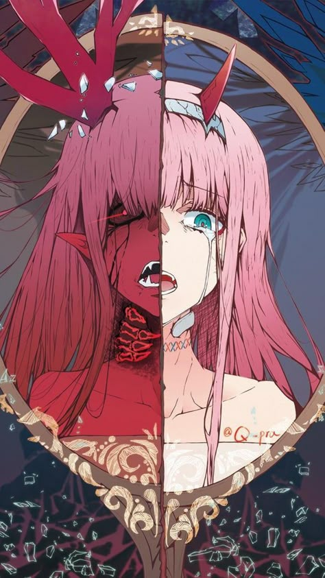 Zero 2, Zero Two, Darling In The Franxx, Anime Wallpapers, Pink Hair, Anime Stuff, Aesthetic Anime, Anime Character, Anime Wallpaper