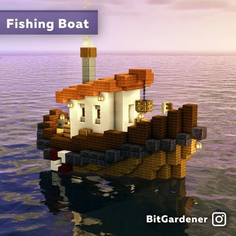 Boardwalk Minecraft, Minecraft Fletcher House, Minecraft Fishing Village, Minecraft Shack, Minecraft Fishing Hut, Minecraft Port, Minecraft Details, Minecraft Boat, Case Minecraft