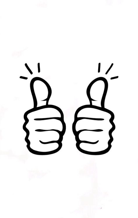 Two thumbs up Thumbs Up Clipart, Thumbs Up Drawing, Thumbs Up Icon, Twin Day, Clipart Free, Vector Drawing, Free Clip Art, Free Vector Art, Linocut