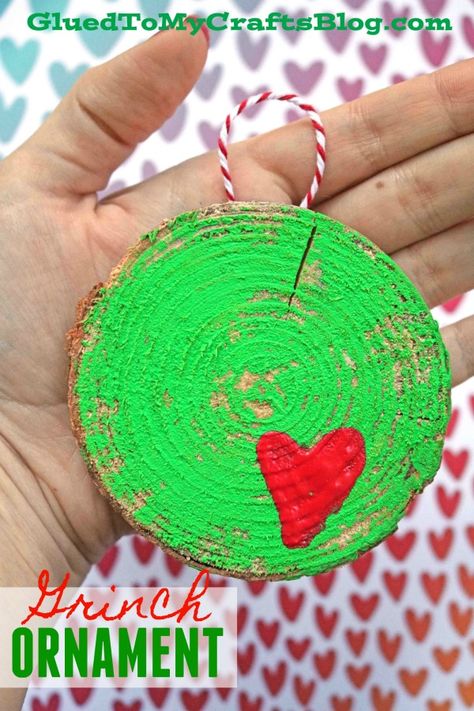 Grinch Diy, Ornaments Diy Kids, Party Pooper, Grinch Ornament, School Holiday Party, Grinch Crafts, Preschool Christmas Activities, Grinch Christmas Party, Grinch Who Stole Christmas