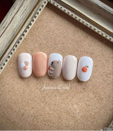 Snoopy Nails, Winter Nail Art Designs, Tape Nail Art, Minimal Nails Art, Fake Nails Designs, Hello Nails, Asian Nails, Hippie Nails, Anime Nails