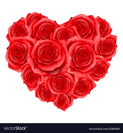 Love Day Quotes, Images For Valentines Day, Luxury Flower Bouquets, Heart Vector, Realistic Rose, Valentines Day Wishes, Bling Wallpaper, Love Day, Hearts And Roses