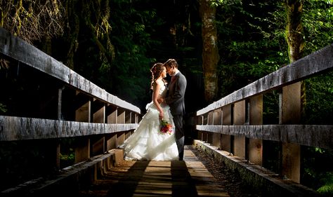 Wedding Bridge, Lake Wedding Photos, Port Angeles Washington, Photo Bridge, Lake Crescent, Box Pictures, Cool Bride, Wedding Portrait Poses, Port Angeles