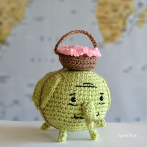 Amigurumi Tree Trunks Crochet Pattern — Pops de Milk - Fun and Nerdy Crochet Patterns Tree Trunks Adventure Time, Adventure Time Crochet, Nerdy Crochet, Crochet Tree, Crochet Elephant, Crochet Blog, Tree Trunks, Pink Yarn, Elephant Pattern