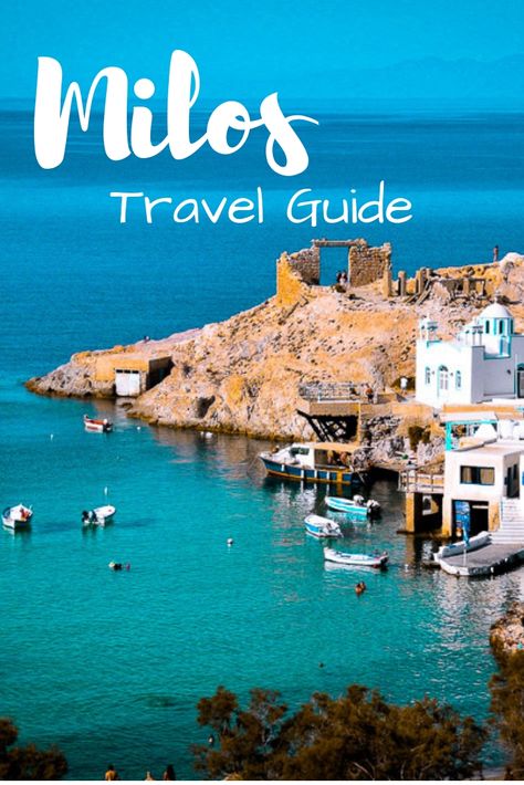 Milos cyclade grece Pinterest French Lifestyle, Travel Greece, Greek Culture, Boat Trip, Lifestyle Ideas, Voyage Europe, The Great Escape, Beaux Villages, Visit Europe