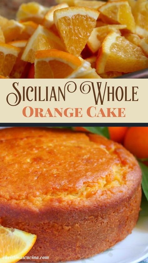 Whole Orange Cake, Pasta Bread, Recipes Chili, Sandwich Lunch, Bread Sandwich, Orange Cake Recipe, Sicilian Recipes, Monkey Bread, Baked Dessert Recipes