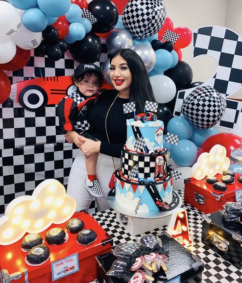 Race Car Birthday Party Ideas Food, 2nd Birthday Cake Boy, Two Fast Two Furious, Hot Wheels Themed Birthday Party, 2nd Birthday Pictures, Blaze Birthday Party, Blaze Birthday, Cars Birthday Party Decorations, Car Birthday Theme