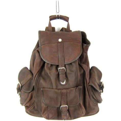 Vintage Brown Leather Rucksack 80s Backpack Shoulder Bag Hipster Boho... ($95) ❤ liked on Polyvore featuring bags, backpacks, leather rucksack, boho backpack, hipster backpack, vintage leather backpack and genuine leather backpack 80s Backpack, Bohemian Backpack, Hipster Backpack, Adventure Bags, Boho Backpack, Vintage Leather Backpack, Brown Backpacks, Brown Leather Backpack, Vintage Backpacks