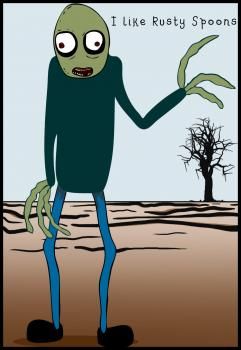 Salad Fingers Fanart, David Firth, Rusty Spoon, Salad Fingers, Llamas With Hats, Vine Compilation, Rick Y Morty, Red Water, Stay The Night