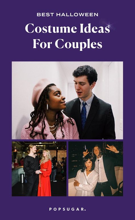 Best Halloween Costume Ideas For Couples | 2020 Famous Couples Costumes, Halloween Costumes Pop Culture, Clever Couples Halloween Costumes, Character Costume Ideas, Movie Couples Costumes, Unique Couples Costumes, Easy Couple Halloween Costumes, Movie Halloween Costumes, Halloween Costume Ideas For Couples