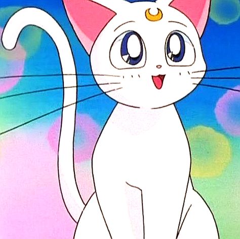 Sailor Moon Artemis, Sailor Moons, Sailor Moon Cat, Sailor Moon Pin, Sailor Moon Screencaps, Kawaii Chan, Luna And Artemis, Sailor Moon Luna, Moon Icon