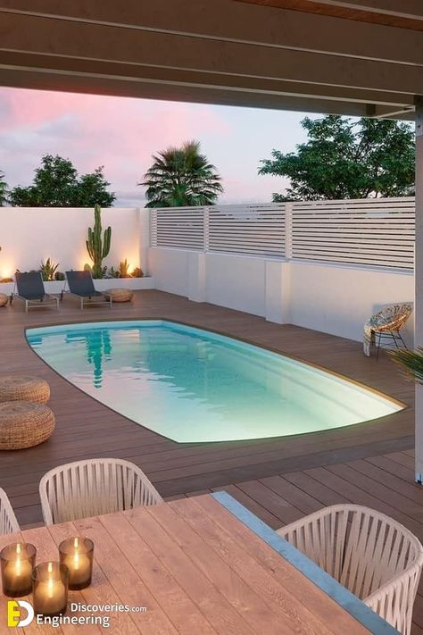 Small Pools Backyard, Garden Pool Design, Dream Backyard Pool, Pool House Designs, Outside Pool, Small Pool Design, Backyard Pool Landscaping, Pool Decor, Backyard Pool Designs