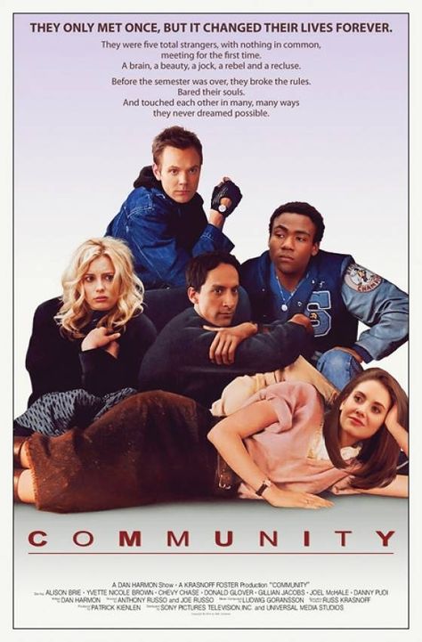 xx Community Tv Series, Breakfast Club Movie, Community Tv Show, Tableaux Vivants, Community Tv, Community Show, Club Poster, Donald Glover, Pop Culture References