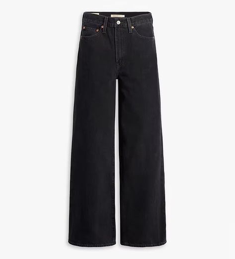 Ribcage Wide Leg Jeans - Black | Levi's® NL Ribcage Jeans, Rosie Posie, Leg Women, Black Levis, Dad Jeans, Levi Jeans Women, Mens Skin Care, Rib Cage, Come Together