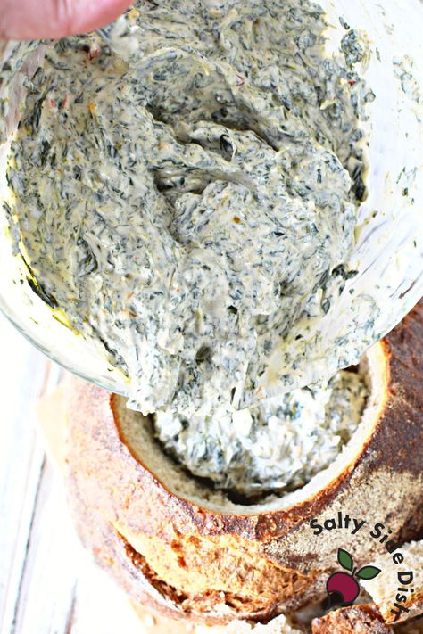 Knorr Spinach Dip without Artichokes: Easy Cold Dip Recipe! Cold Spinach Artichoke Dip, Knorr Vegetable Dip, Spinach Dip Cold, Dips Easy, Bread Bowl Dip, Knorr Spinach Dip, Cold Dip, Cold Dip Recipes, Bowl Bread