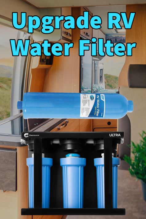 Diverse types of RV water filters Rv Water Filter, Rv Sink, Camper Repair, Sink Water Filter, Water Filter System, Rv Water, Rv Kitchen, Camping Rv, Rv Living Full Time