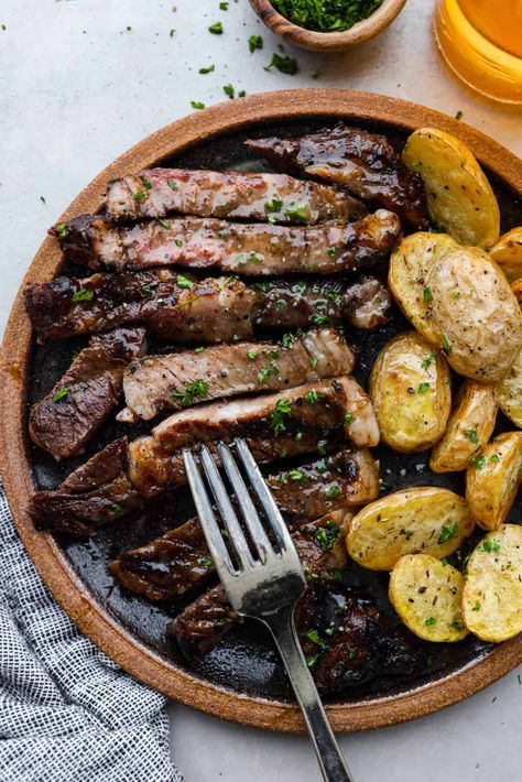 Bourbon Steak Recipe, Steak Doneness, Bourbon Steak, Grilled Ribeye Steak, Vegetable Kabobs, Bourbon Chicken, The Recipe Critic, Grilled Flank Steak, Steak And Mushrooms