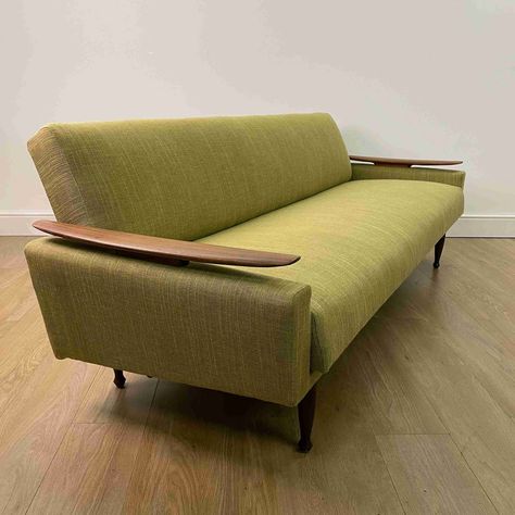 3 Seat Sofa Bed, Modern Website Design, Midcentury Design, Sofa Bed Design, Mid Century Sofa, Modern Website, Linen Style, Mid Century Modern Furniture, Table Storage