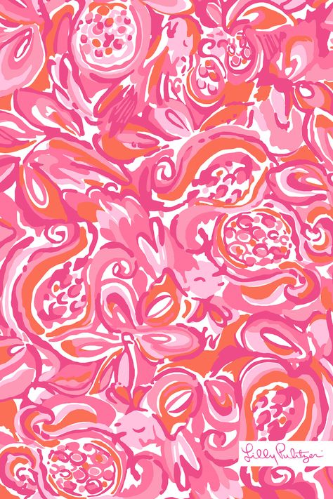 Lily Pulitzer Wallpaper, Summer Prints Wallpaper, Lilly Prints, Lilly Pulitzer Prints, Iphone Wallpaper Preppy, Pink Wallpaper Backgrounds, Iphone Wallpaper Photos, Mango Salsa, Picture Collage Wall