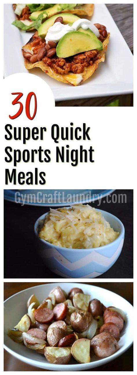 Have the evenings become hectic? These quick sports night meals are perfect for late practices and games. I share some of my favorite dinner ideas for sports nights.  #sportsmoms #busymoms #dinnertime Dinners For Sports Nights, Busy Night Dinner, Busy Mom Recipes, Favorite Dinner, Sports Food, Fast Dinners, Recipe Roundup, Recipe For Mom, Quick Dinner