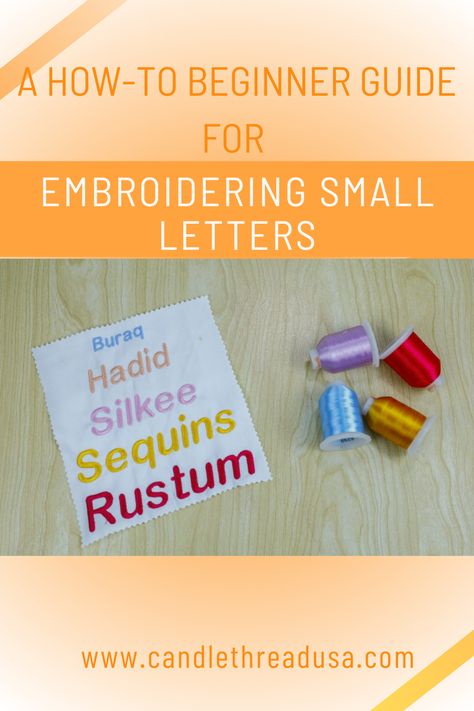 Dive into the world of small letter embroidery with confidence! This guide empowers beginners to master the art of stitching tiny letters with precision. Learn essential techniques, from thread selection to needlework tips, ensuring your creations shine. Unlock the charm of intricate details and craft personalized pieces that stand out. Unveil the beauty in small stitches and let your creativity flourish. 🧵✨ #EmbroideryBeginners #SmallLetterStitching #CraftingWithPrecision" How To Embroider Letters, Hand Embroidery Letters, Embroidery Guide, Lettering Embroidery, Small Letter, Projects For Adults, Fabric Display, Fancy Letters, Small Font