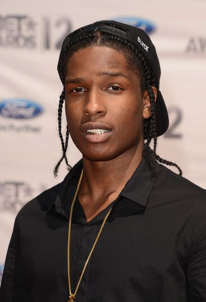 ASAP Rocky got that ol' skool finish.... Robb Banks, Mind Ya Business, Asap Rocky Fashion, Lord Pretty Flacko, Dread Styles, Hairstyles For Gowns, Pretty Flacko, Trinidad James, Ace Hood